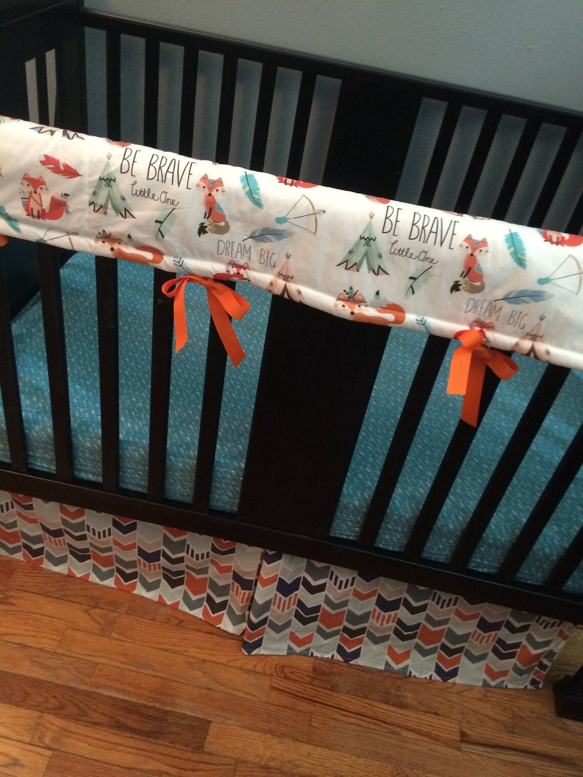 Custom Baby Bedding Set Featuring Modern Woodlawn Fabrics of Etsy