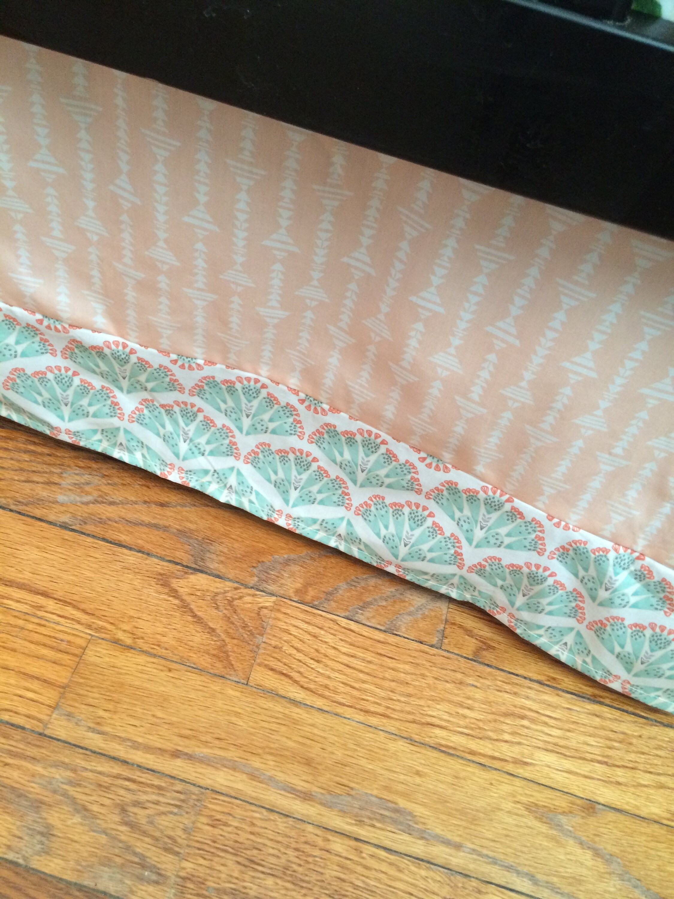 Custom Baby Bedding Made to order in a pale pink and mint | Etsy