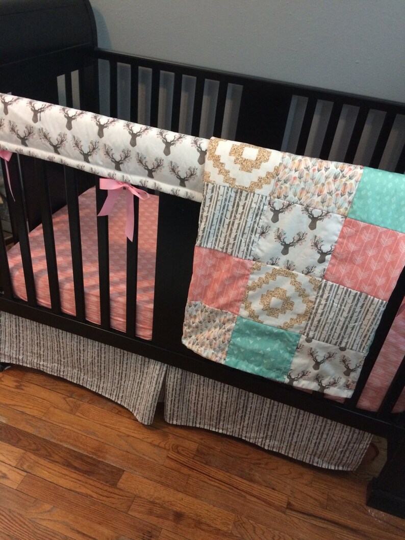 Custom Crib Bedding Set Made to Order Arizona Aztec Tribal Etsy