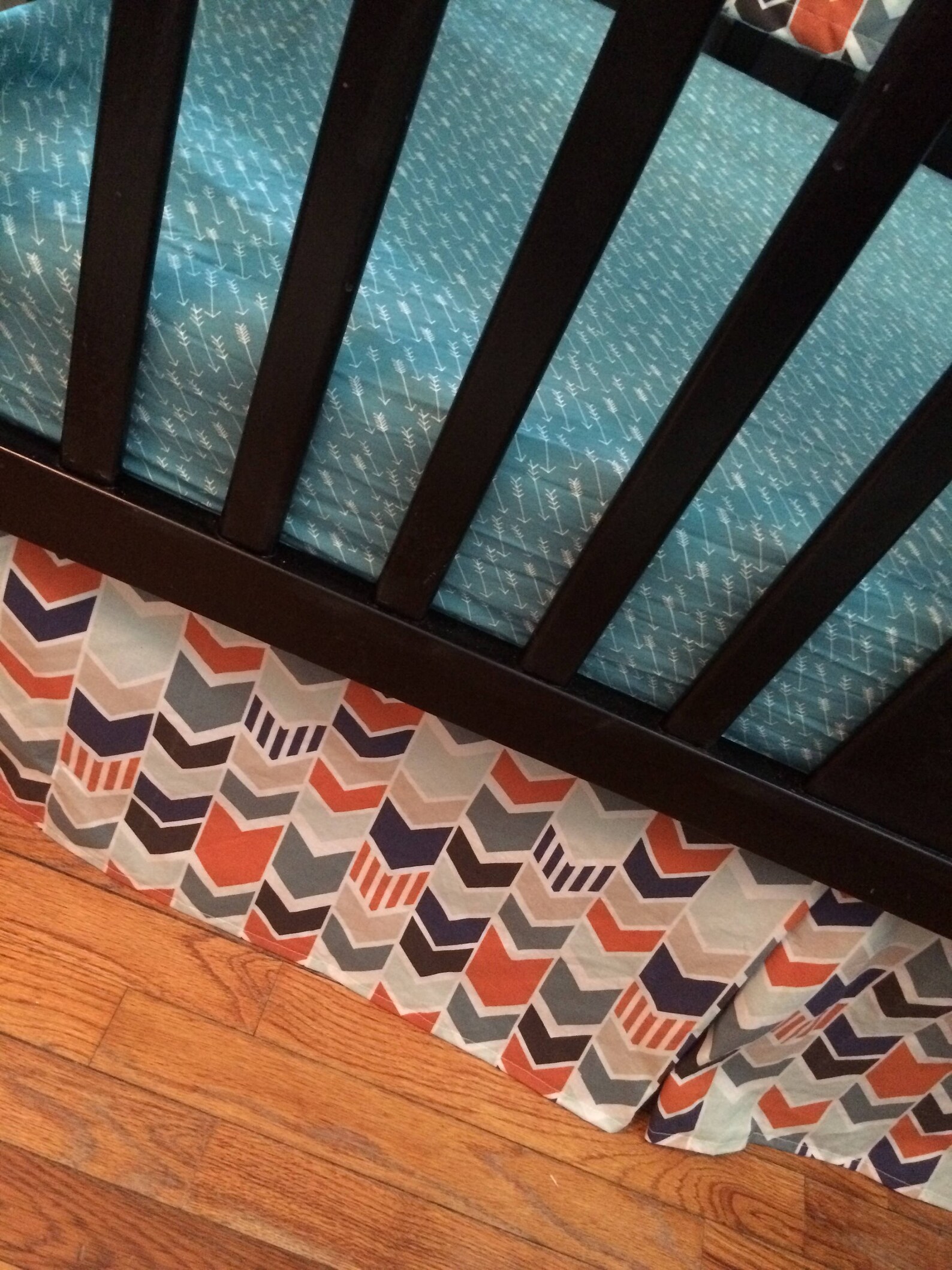 Custom Baby Bedding Set Featuring Modern Woodlawn Fabrics of Etsy