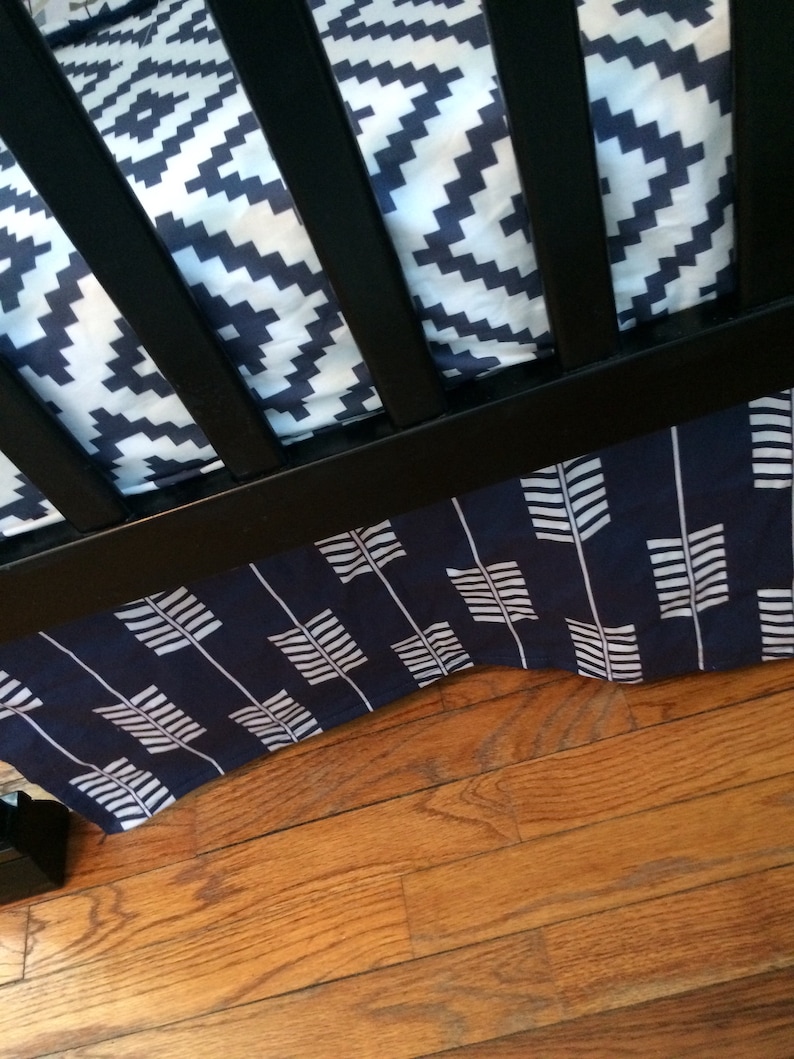 Custom Crib Bedding Set Made to Order in tan light blue and Etsy