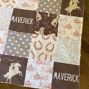 Western Baby Bedding in brown and tan, cowboy nursery, crib bedding set, baby boy bedding set, boho western, nursery, cowboy baby bedding