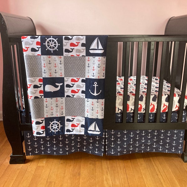 Nautical Bedding Etsy