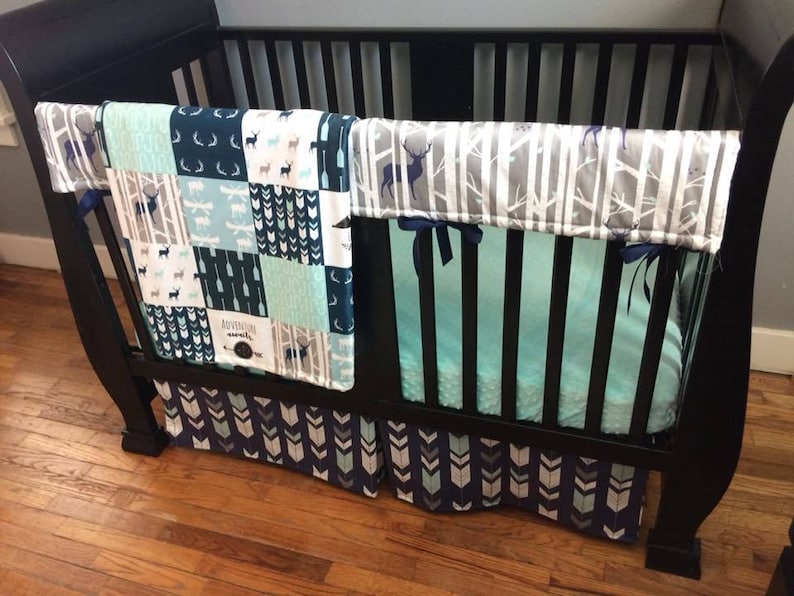 Custom Crib Bedding Set Made to Order Baby Boy Bedding set Etsy