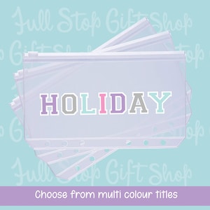 Custom A6 cash envelopes for budgeting binders