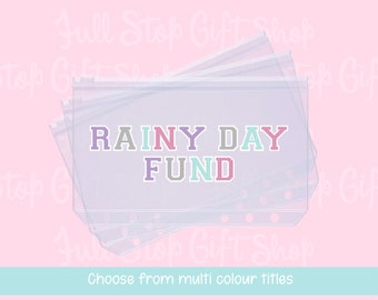 Custom A5 cash envelopes for budgeting binders