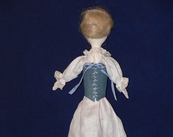 Laced stays for doll