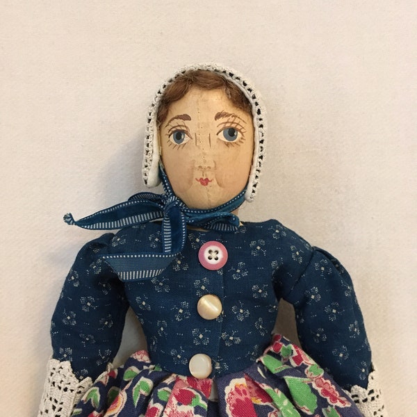 Leigha, a vintage cloth doll by JC Baird