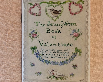 Vintage Tasha Tudor Valentines to make and Jenny Wren Book of Valentines