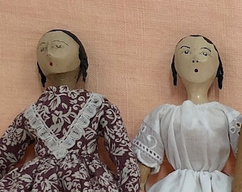 1940s "O mouth" style -- Seven Gables Dolls