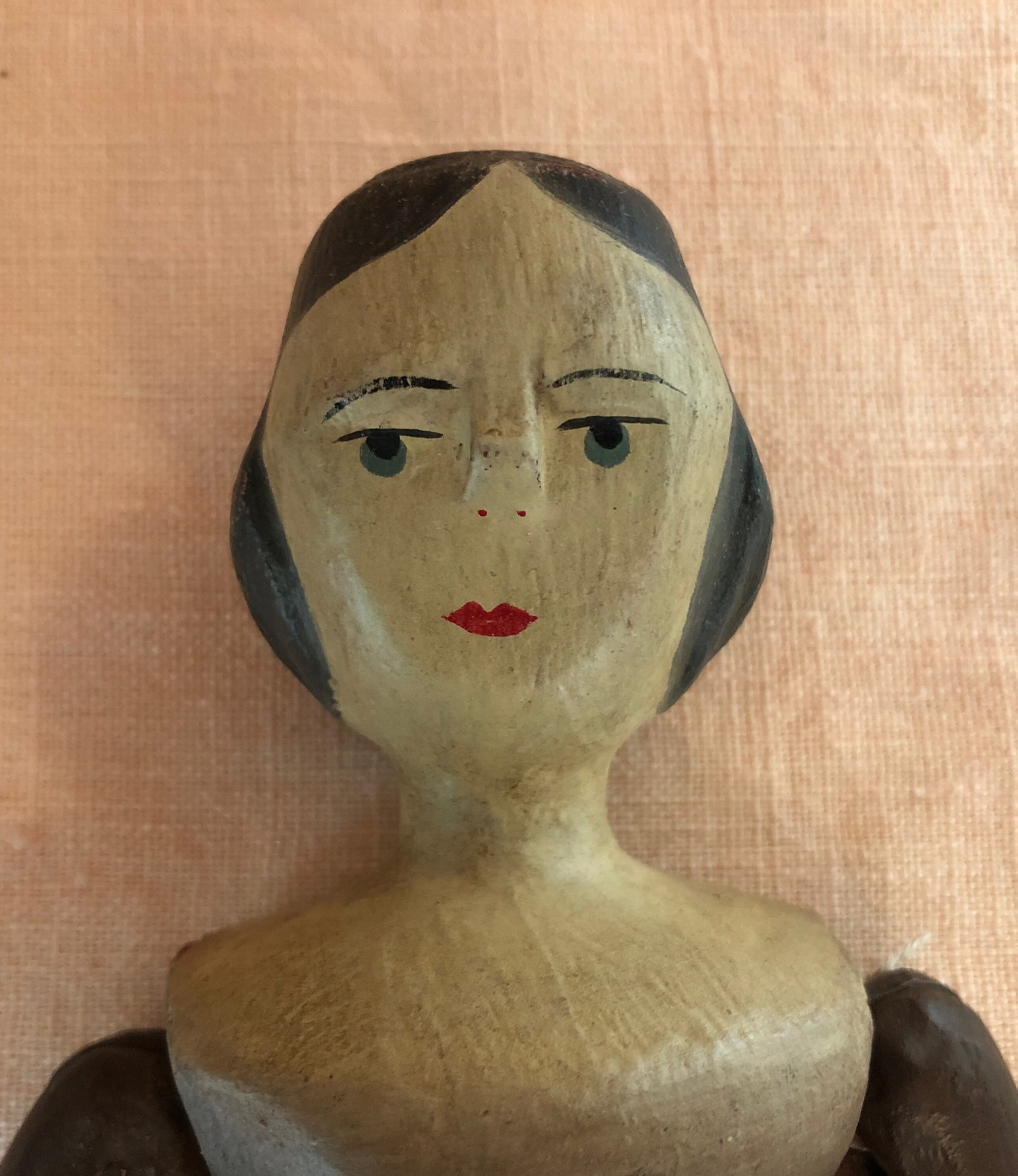 Antique Jointed Wooden Sisters - Etsy