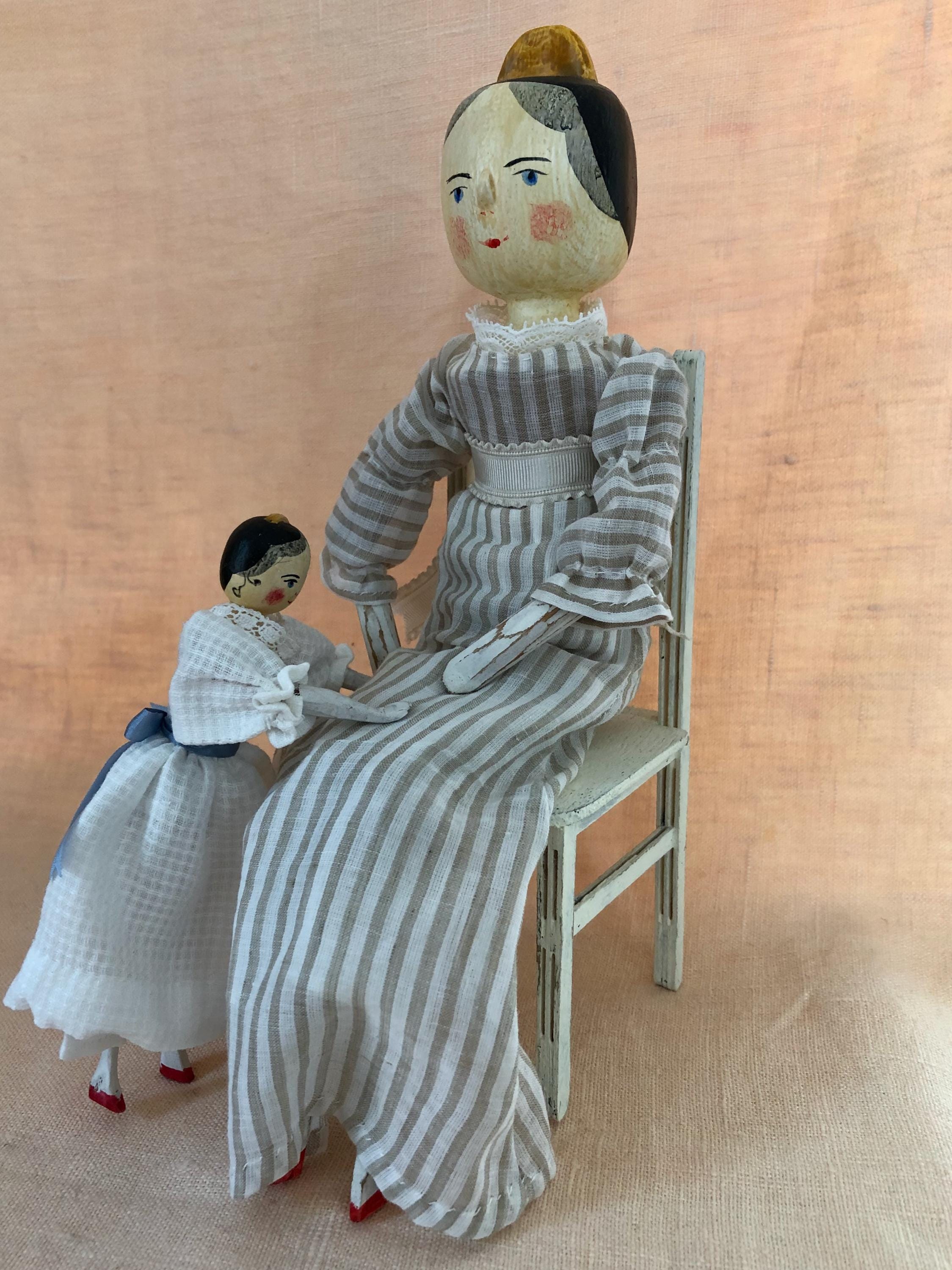 ペグドール　イギリス Antique peg doll - Etsy 日本