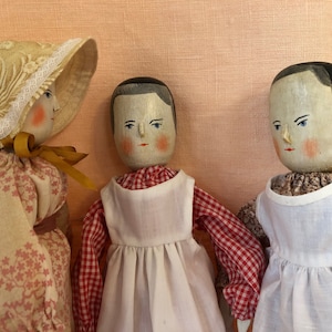 Ida, the Peg Wooden, een vintage reproductiepop