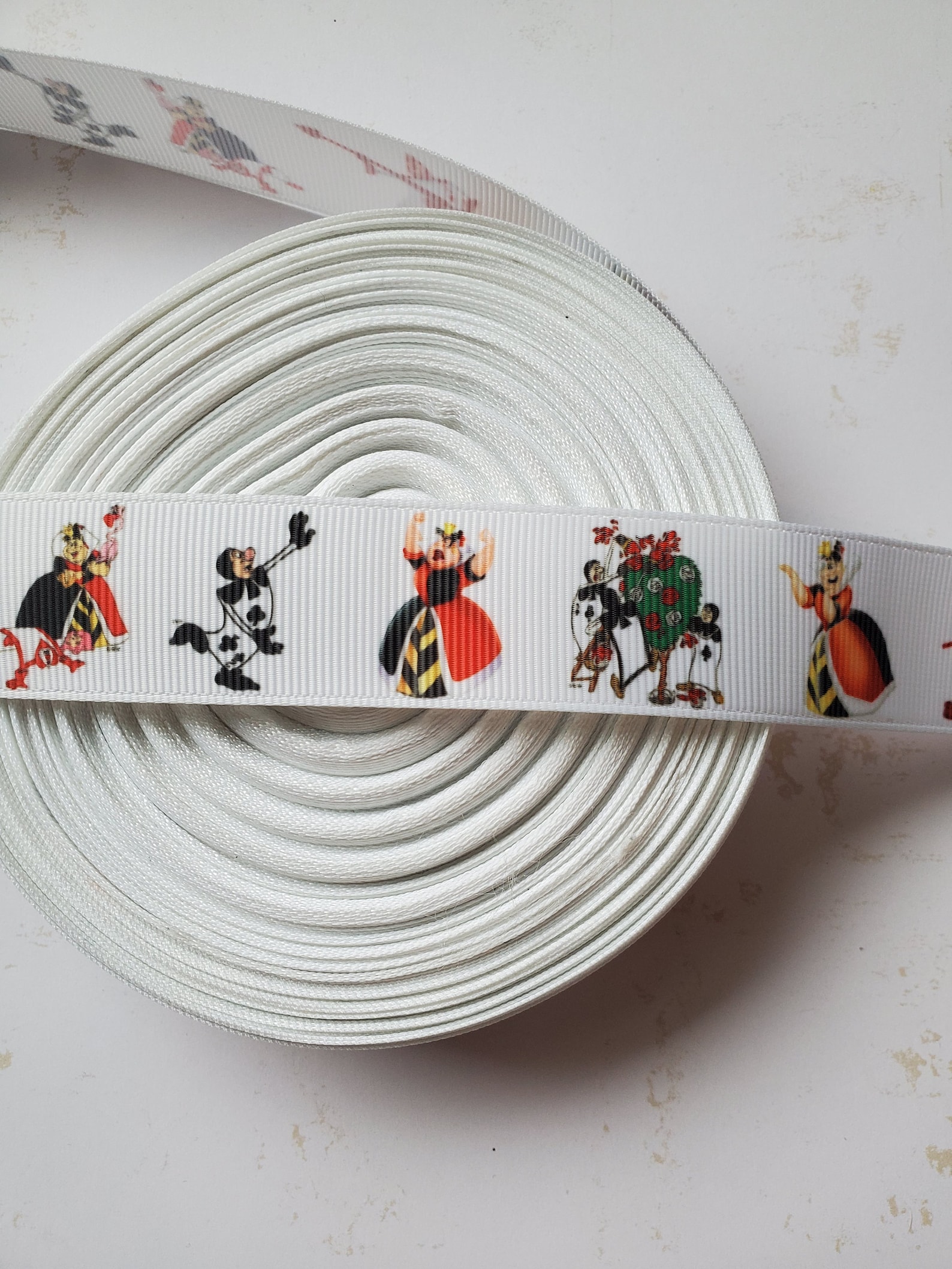 Fairy Tale Ribbon Grosgrain Ribbon Wonderland Cartoon Etsy