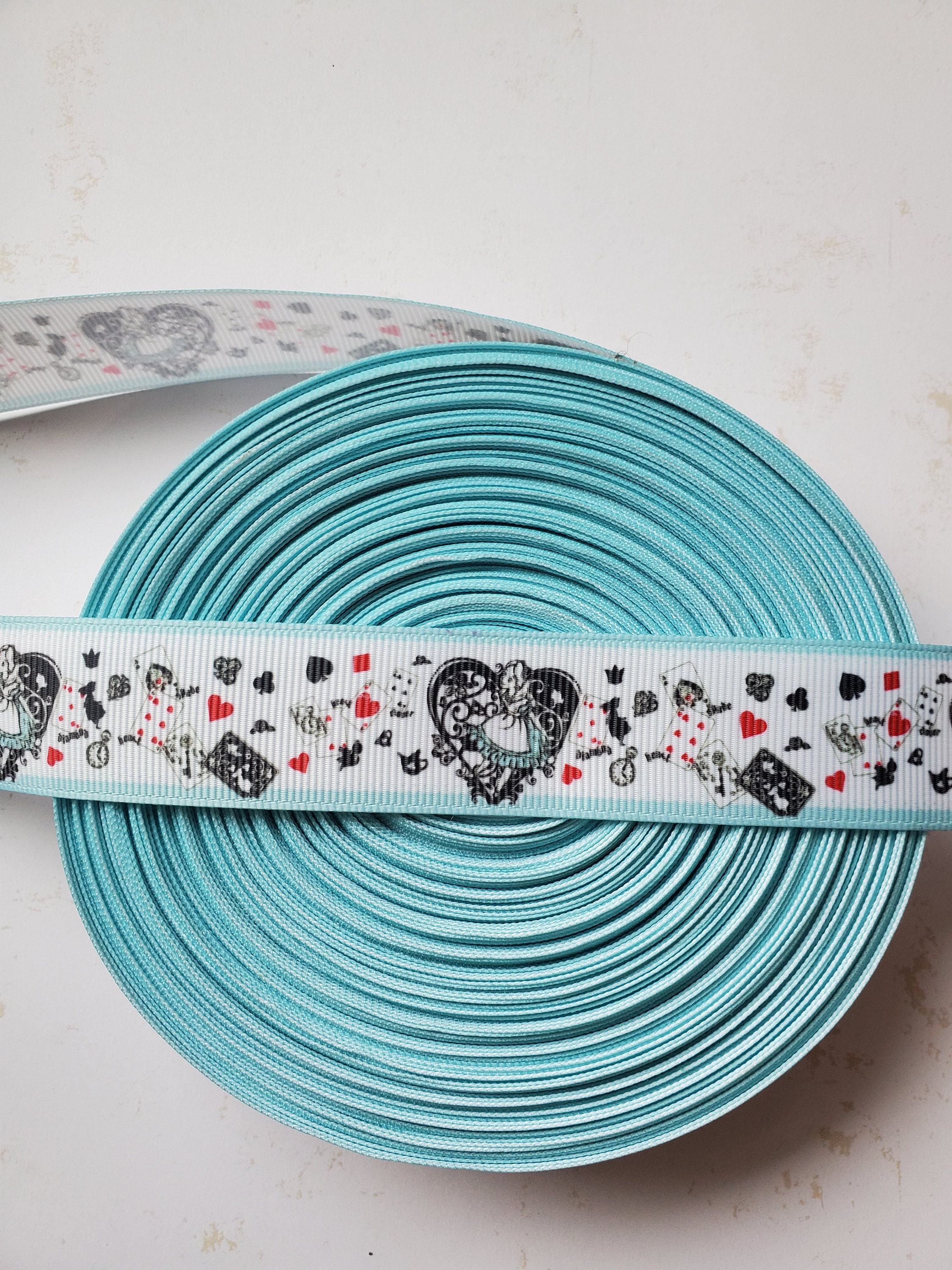 Fairy tale Ribbon grosgrain ribbon wonderland cartoon Etsy