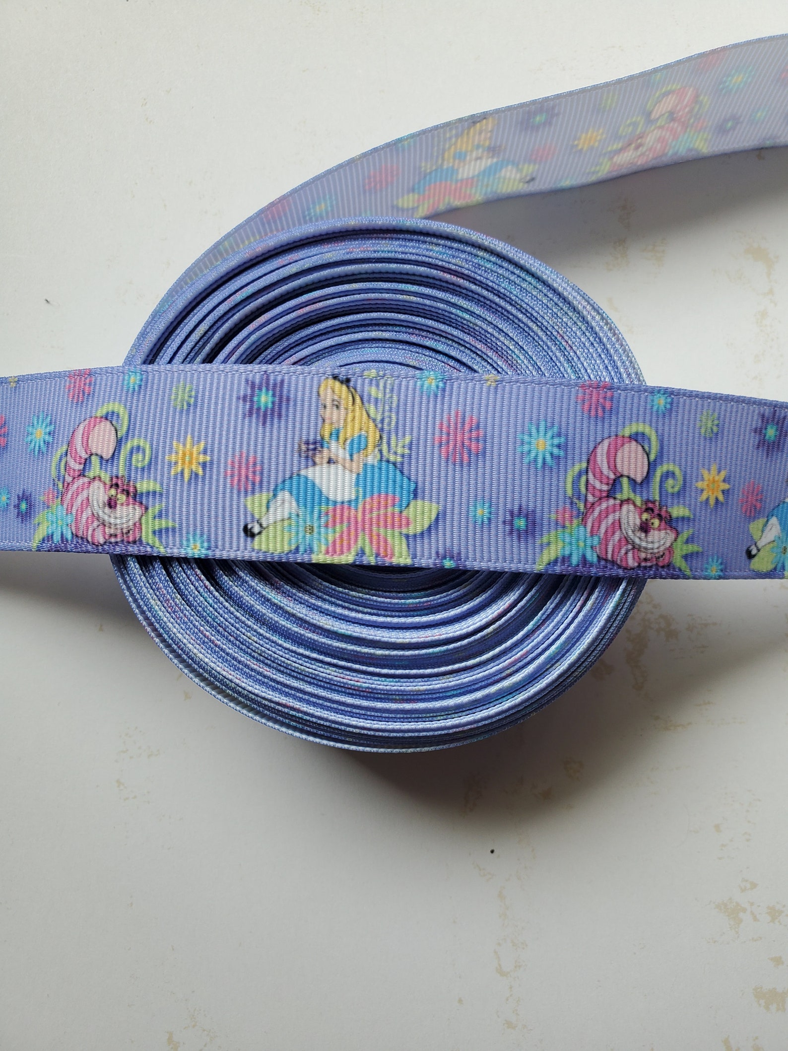 Fairy Tale Ribbon Grosgrain Ribbon Wonderland Cartoon Etsy