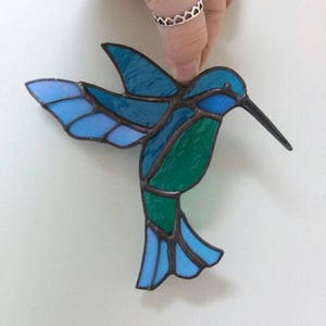 Stained Glass Hummingbird