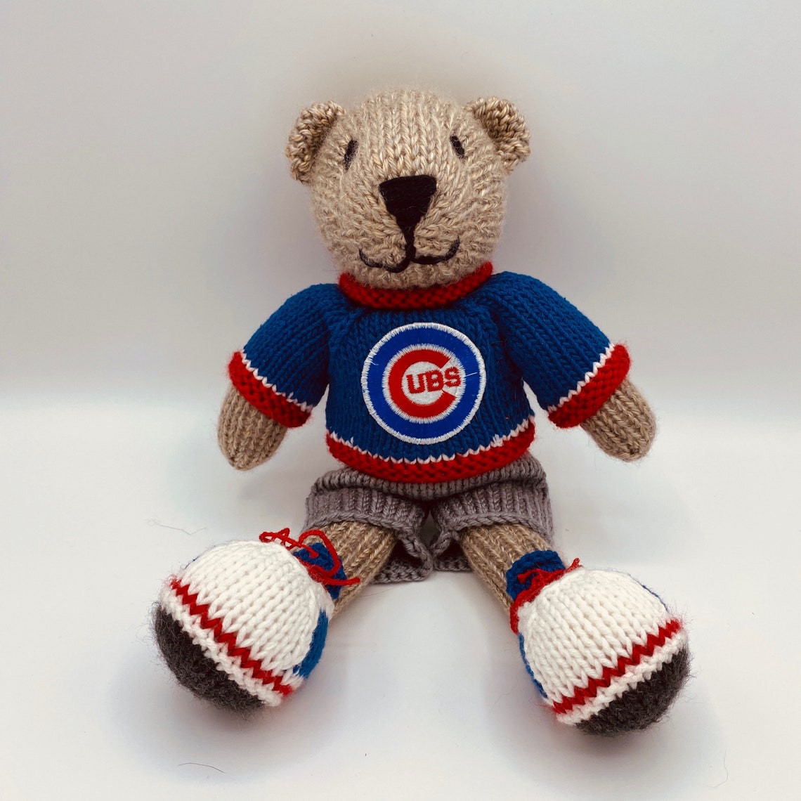 Chicago Cubs Teddy Bear With Away Colors and Authentic Logo Etsy