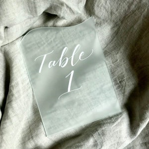 Sea Glass Table Numbers, Beach Wedding Decor, Table Numbers, Sea Glass Place Cards