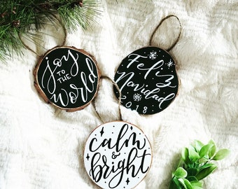 Custom Ornament, Personalized Ornament, Gift Tags, Stocking Tags, Personalized Ornaments, teacher gift, ornament exchange