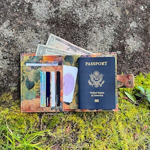 Custom Cork Passport Wallet: Travel Document Holder, Made to Order