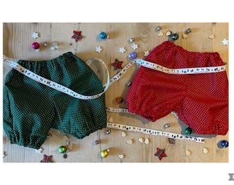 Festive Christmas Baby Bloomers