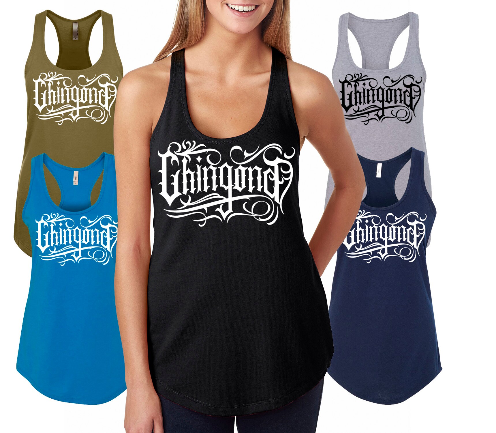 Badass Tank Top Chingona Shirts latina teen Chingon t Etsy