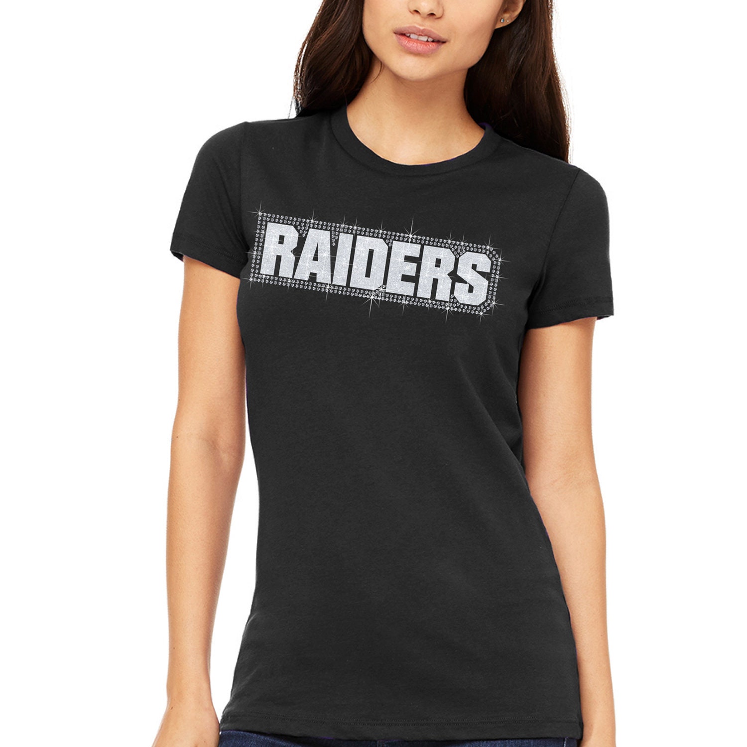 oakland raiders bling jersey