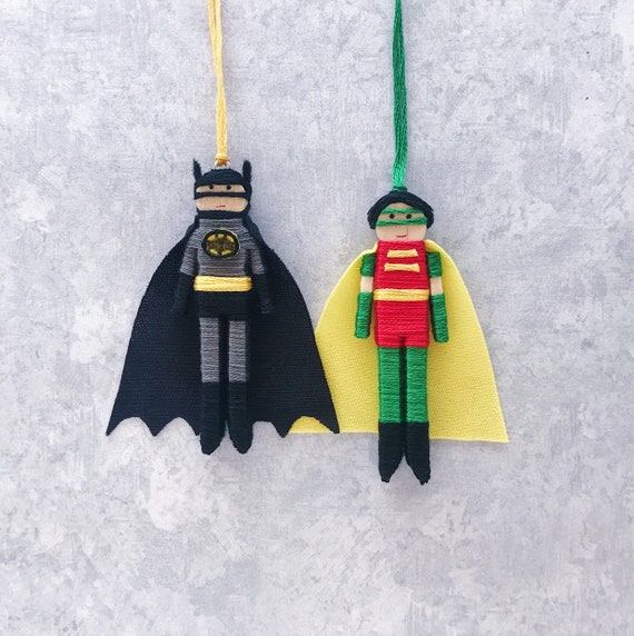 Christmas Home Decor Batman Christmas Custom Handmade Ornament