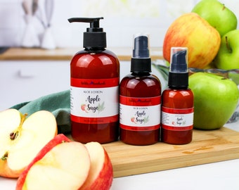 Apple Sage Aloe Lotion - Fruity Apple Scent - Aloe Vera Lotion - Moisturizing Lotion