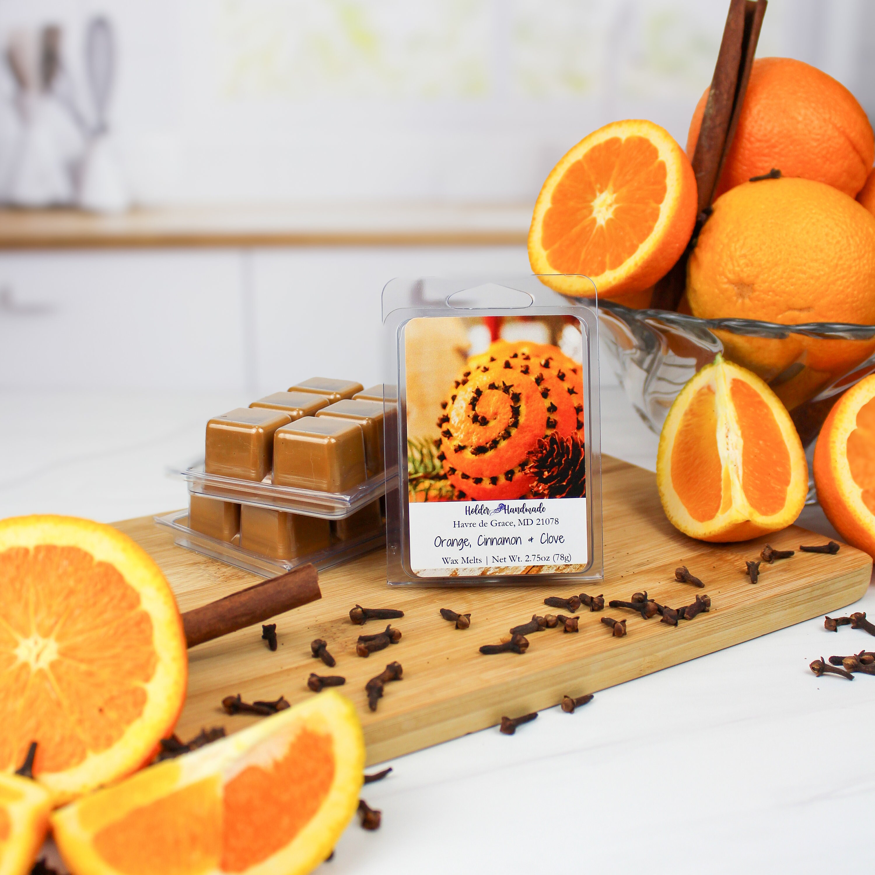 Cinnamon Orange Clove Essential Oil Wax Melts