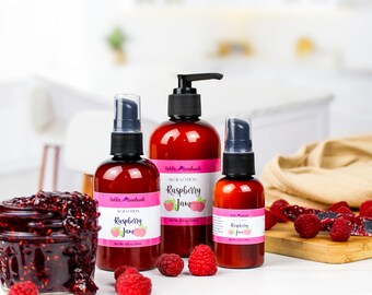 Raspberry Jam Aloe Lotion - Fruity Apple Scent - Aloe Vera Lotion - Moisturizing Lotion