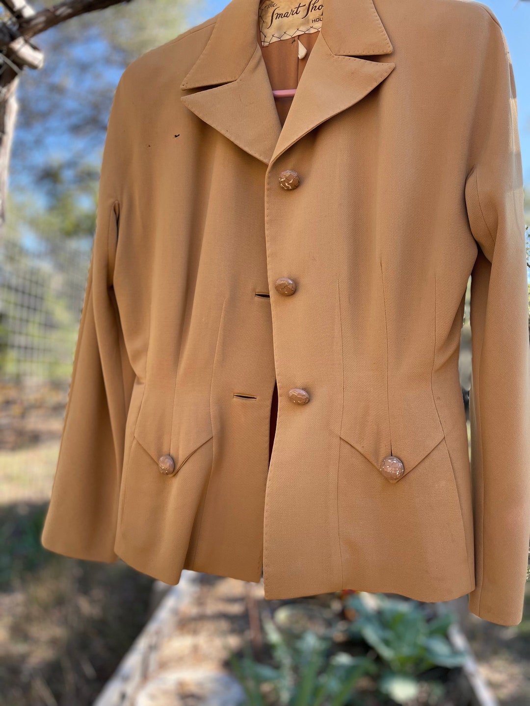 Caramel Stitched Midi Coat main image 0