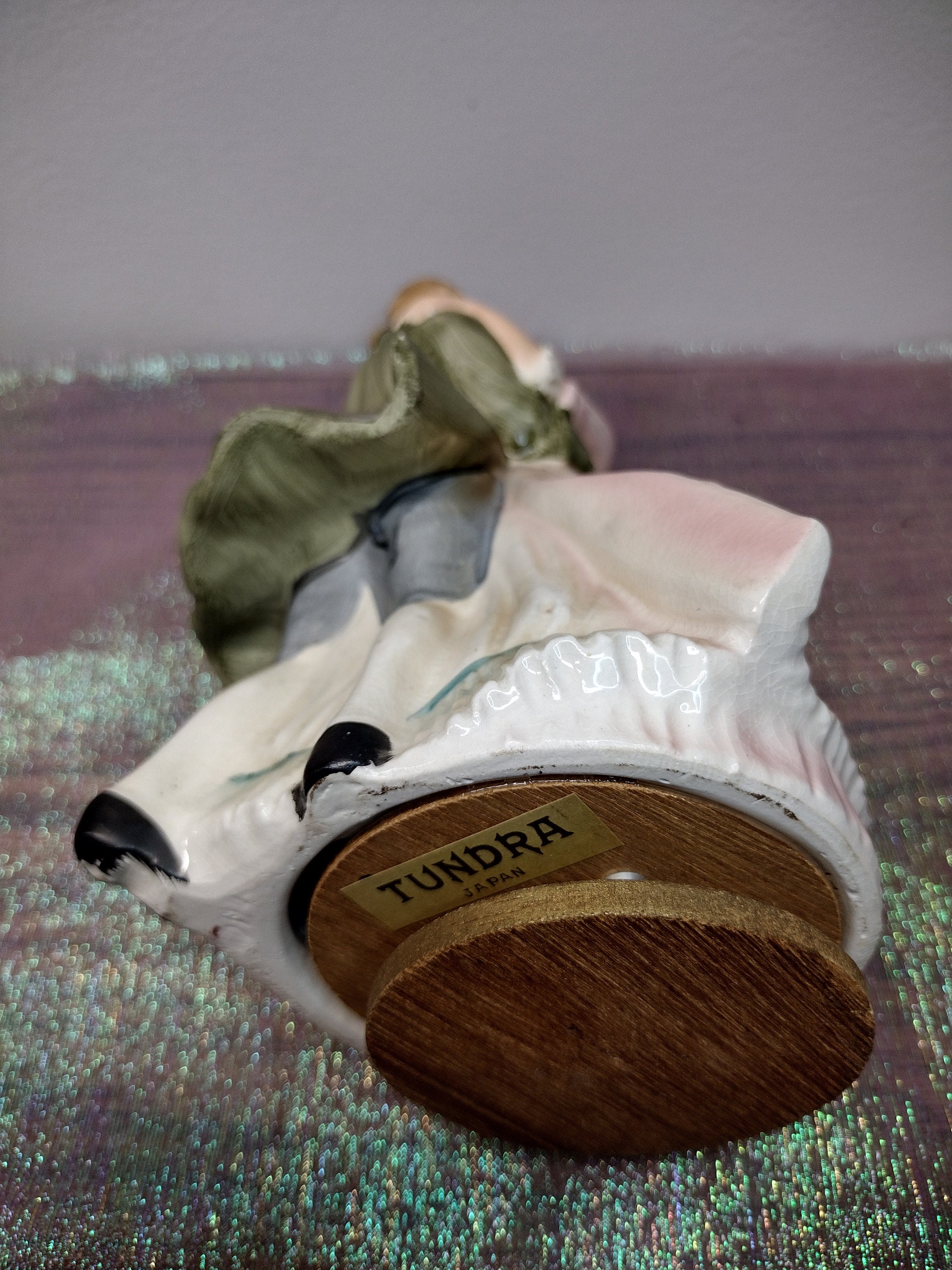 Vintage Bisque Porcelain Music Box: Dancing Couple, Lara's