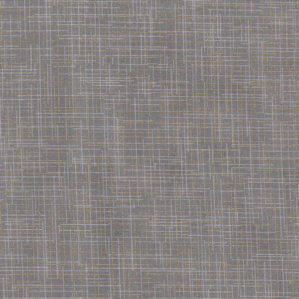 Quilter's Linen Metallic remnant 14476  by Kaufman