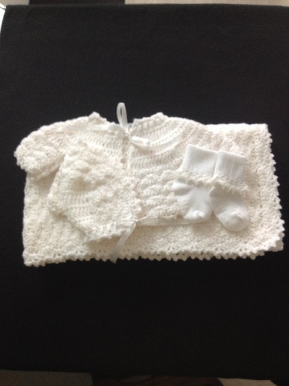 White 100 Acrylic Bernat Baby Sport Yarn Crochet Blanket Etsy