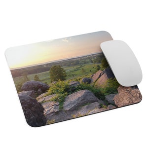Gettysburg Pennsylvania Little Round Top Mouse pad Civil War Battlefield