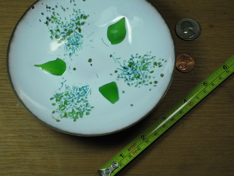 Vintage Enamel On Copper Edwards Star For Gump/'s Bowl Dish Plate Mid-Century