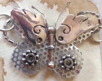 Steampunk Butterfly Necklace