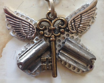 Steampunk Butterfly Necklace