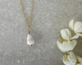 tiny seashell SASHA pendant necklace