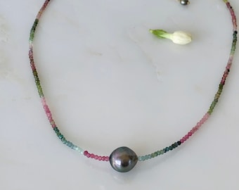 ELIZABETH tahitian pearl choker