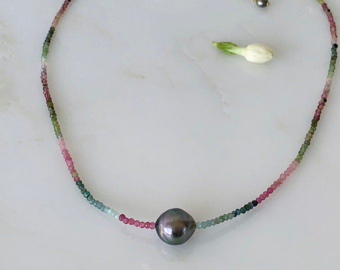 ELIZABETH tahitian pearl choker