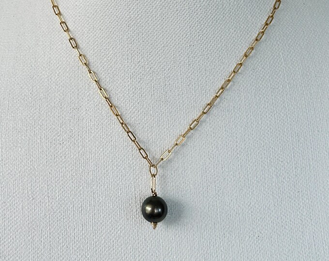 BROOKLYN tahitian pearl pendant necklace