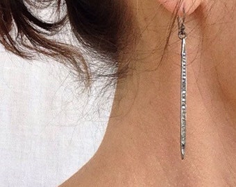 HADLEY diamond spike earrings
