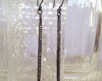 HADLEY diamond spike earrings