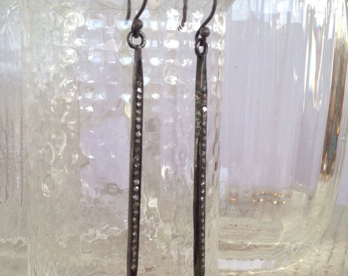 HADLEY diamond spike earrings