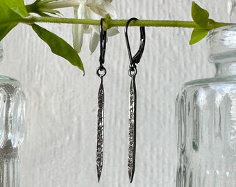 medium HADLEY diamond spike earrings