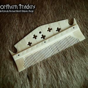 Decorated Viking Comb