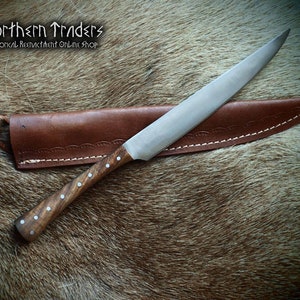 Medieval Knife with Wooden Handle